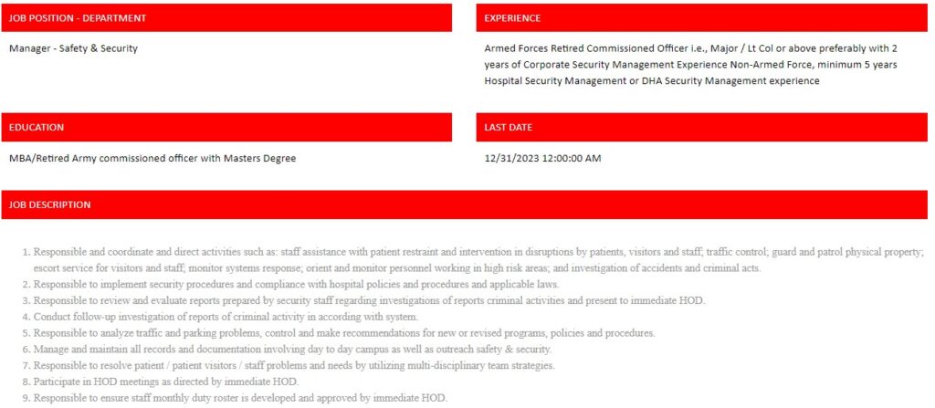Manager-Safety-&-Security-Indus-Hospital-Jobs-2024-Latestjobspk